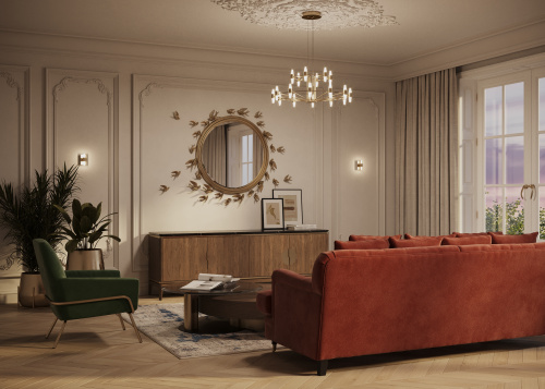 Настенный светильник (бра) Maytoni MOD401WL-L6BS3K фото 4